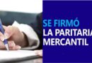 Se firmó la paritaria mercantil