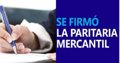 Se firmó la paritaria mercantil